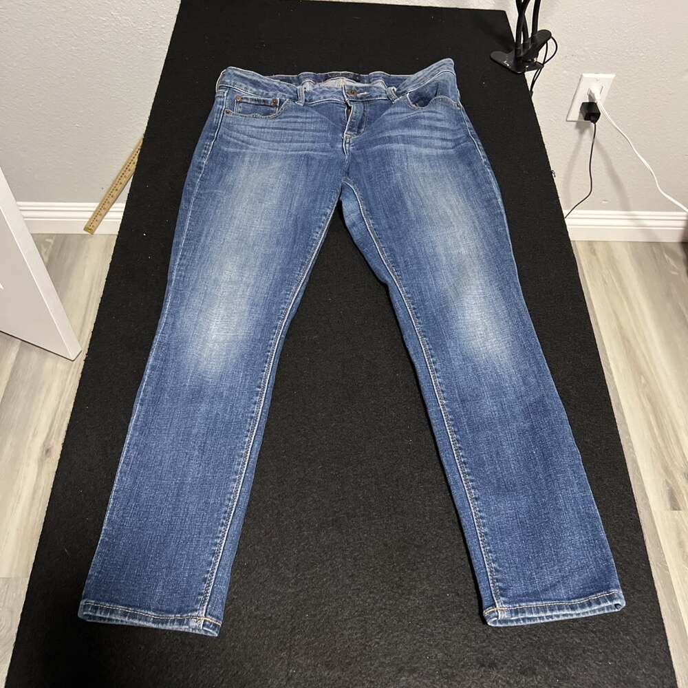 Lucky Brand Lolita Capri 4/27 Low Rise Skinny Blue Jean